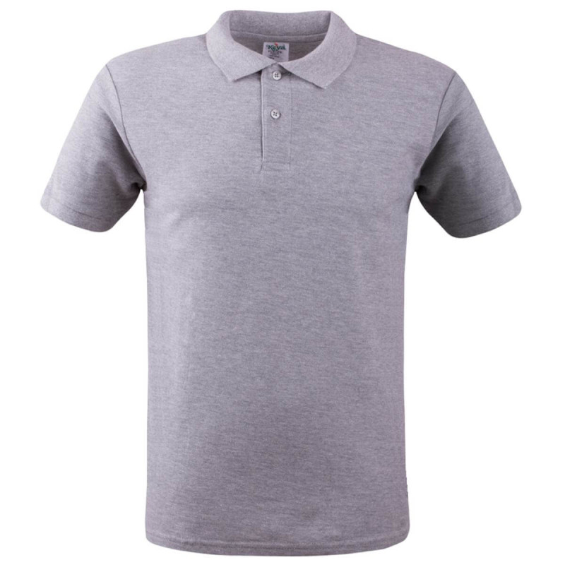 POLO MĘSKIE MPS180 SZARY MELANŻ