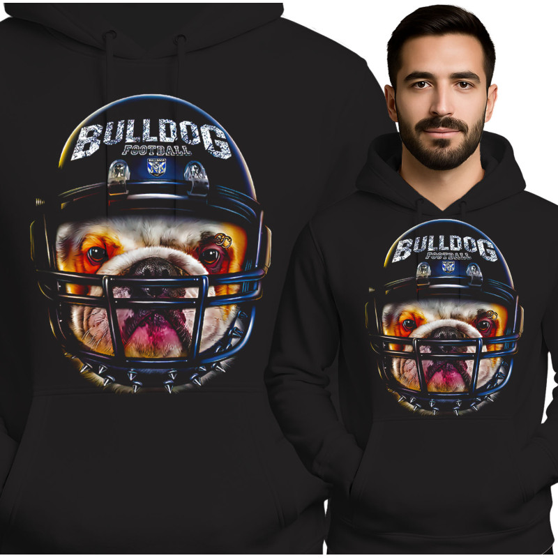 Bulldog Football Hoodie