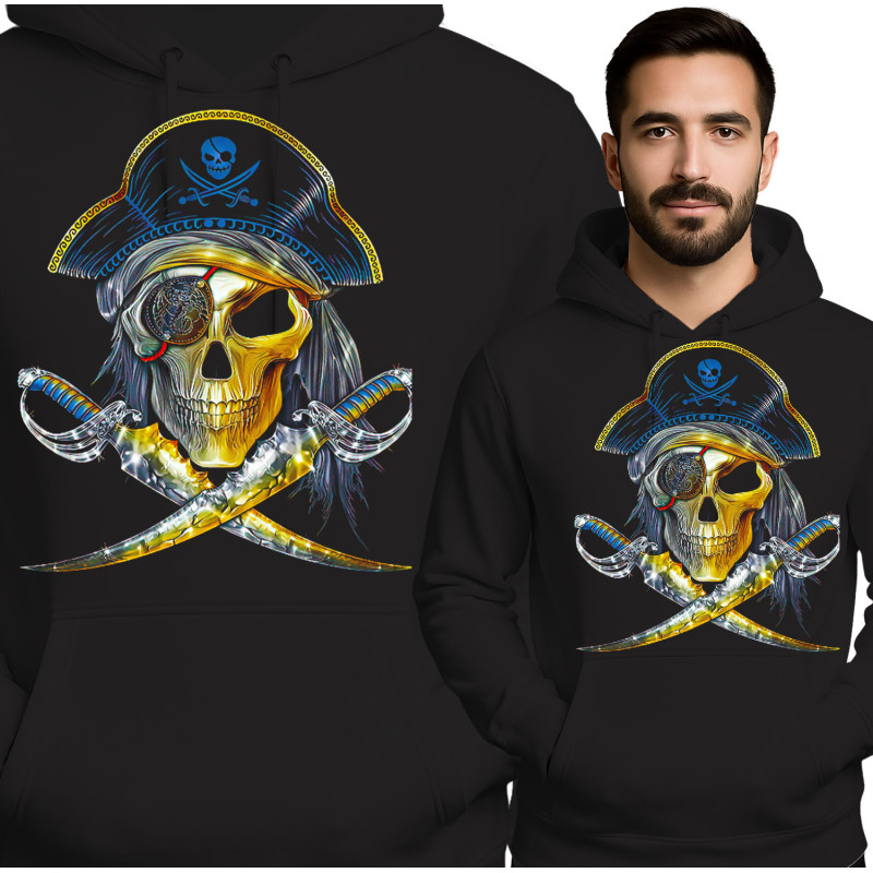 Piraten Skull Hoodie