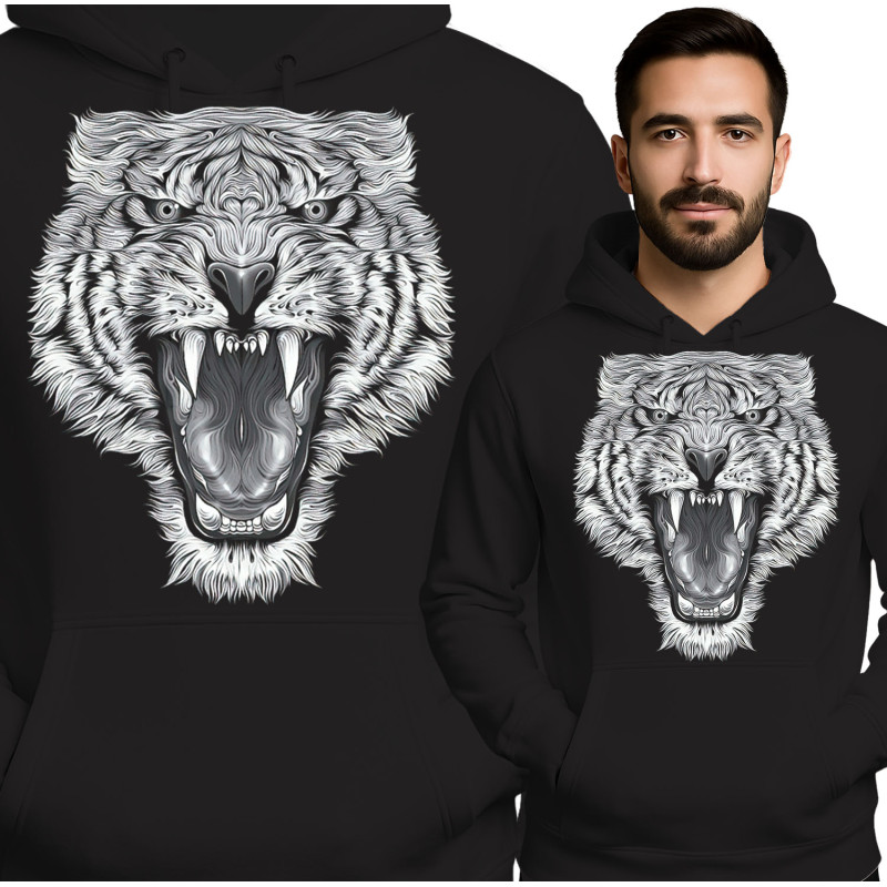Fierce Tiger Graphic Hoodie