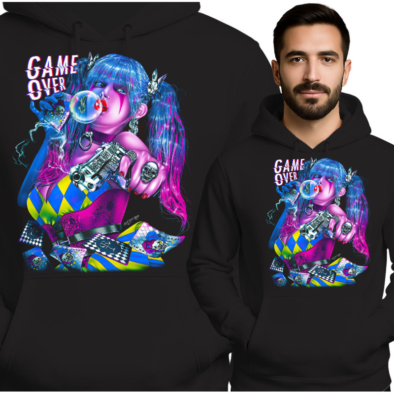 Game Over Graphic Hoodie
