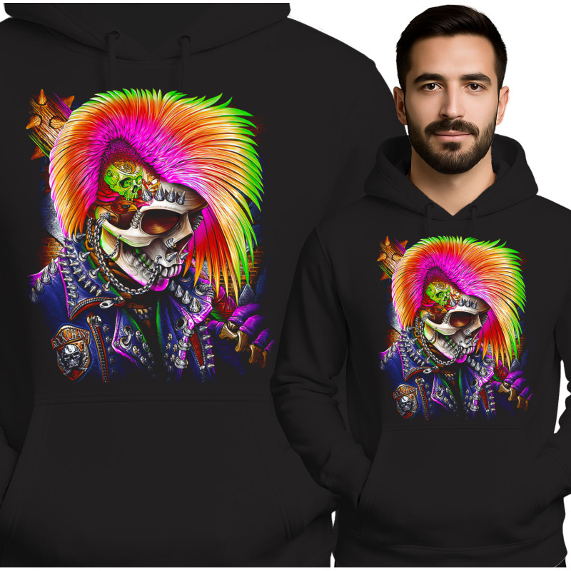 Stoere Skull Graphic Hoodie