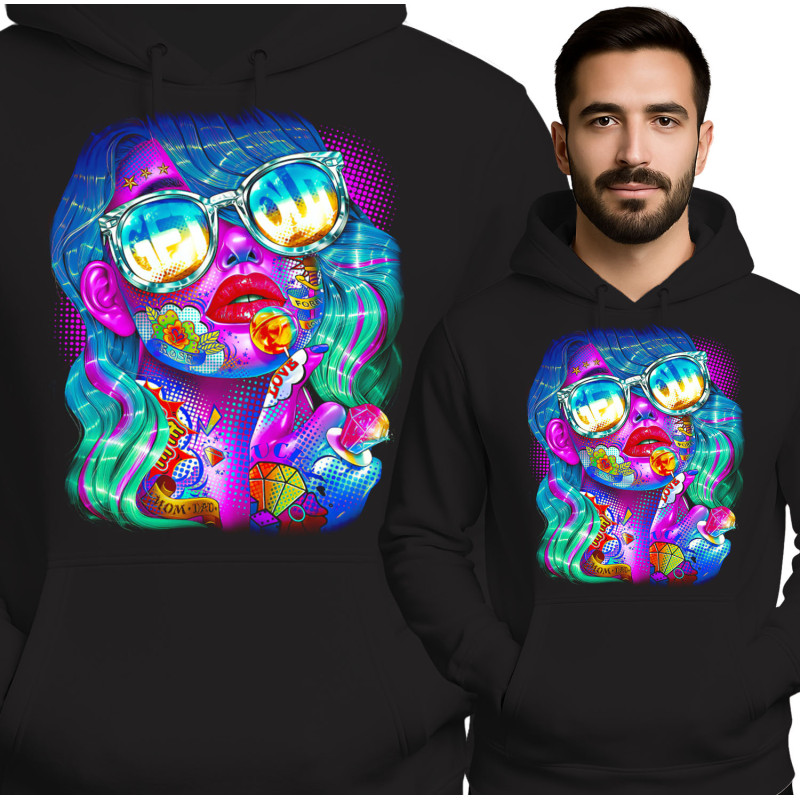 Vibrant Graphic Hoodie