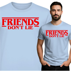 Koszulka męska 'Friends Don't Lie '