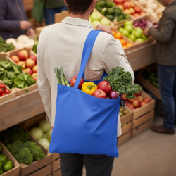 Torba z bawełny z recyklingu i poliestru z recyklingu na zakupy B'RIGHT | Porter