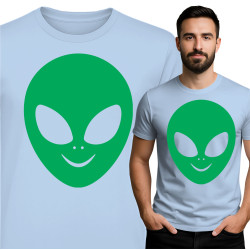 Alien Gezicht Graphic T-Shirt