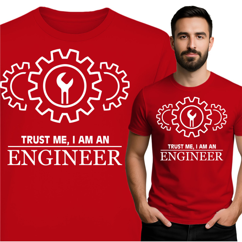 Koszulka męska 'Trust Me, I Am an Engineer '