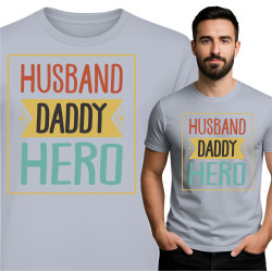 Echtgenoot Papa Held T-Shirt