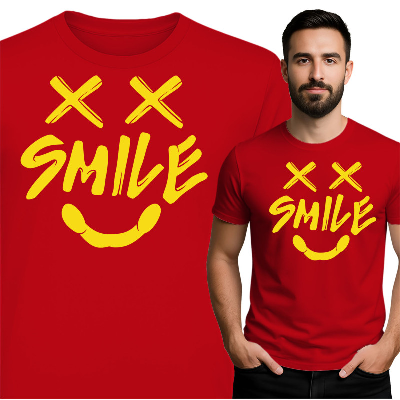 Trendy Smile Grafisch T-Shirt