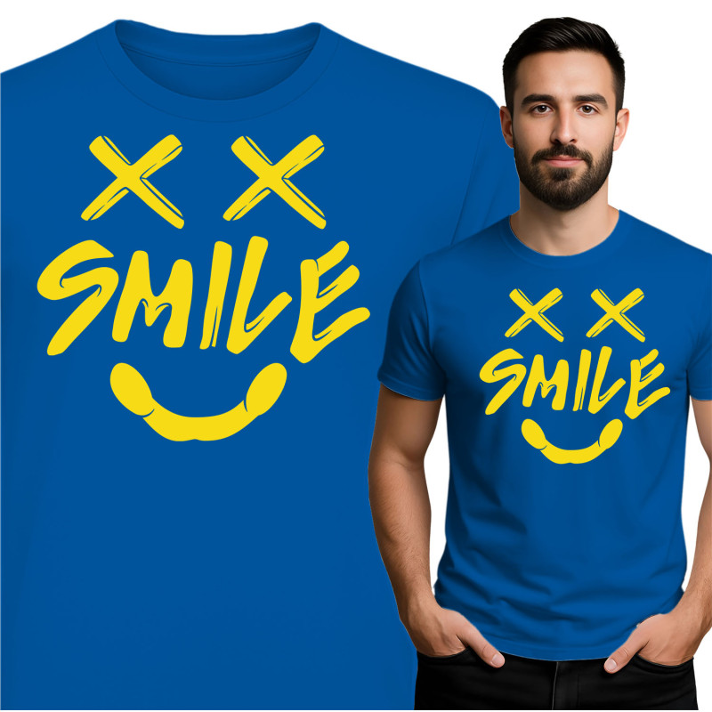 Trendy Smile Grafisch T-Shirt