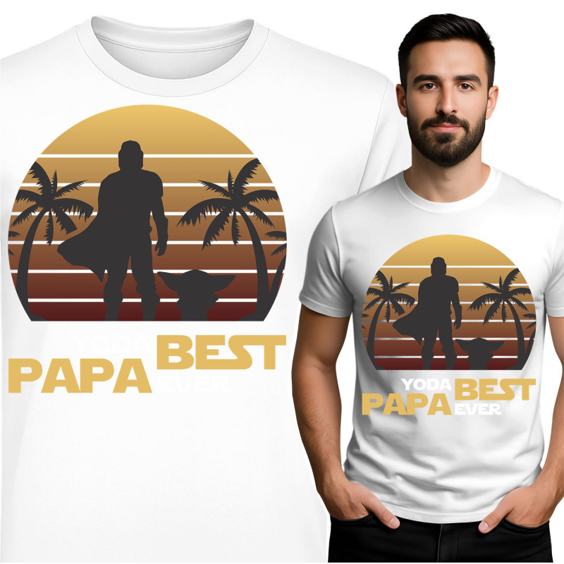 Yoda Beste Papa Ooit T-Shirt