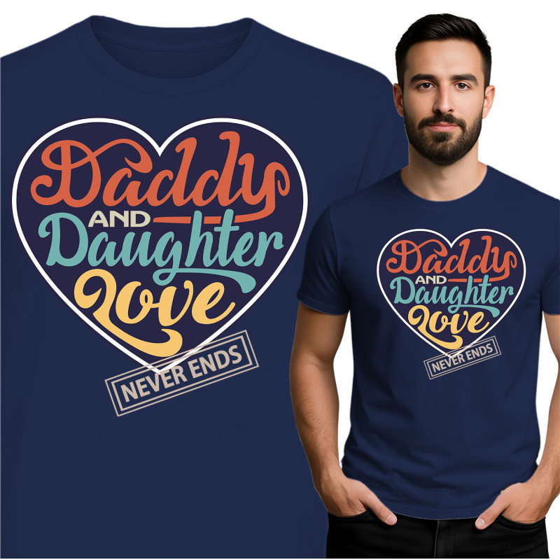 T-Shirt Papa en Dochter Liefde
