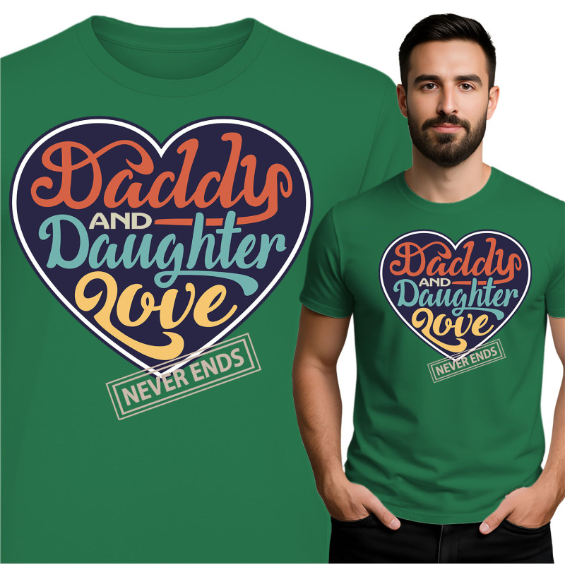 T-Shirt Papa en Dochter Liefde