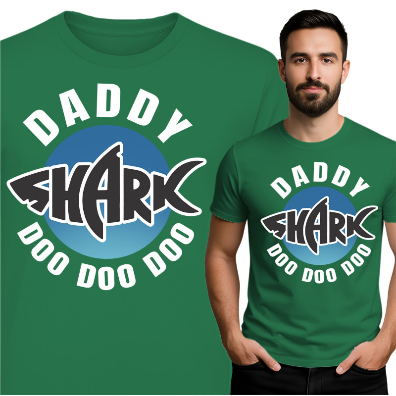 Koszulka męska 'Daddy Shark'