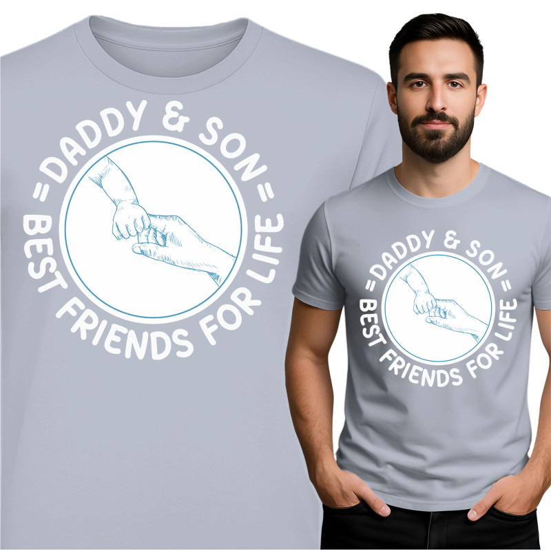 Papa & Zoon Beste Vrienden T-Shirt