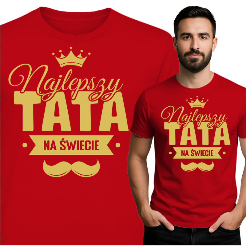 Koszulka męska 'Najlepszy Tata na Świecie'