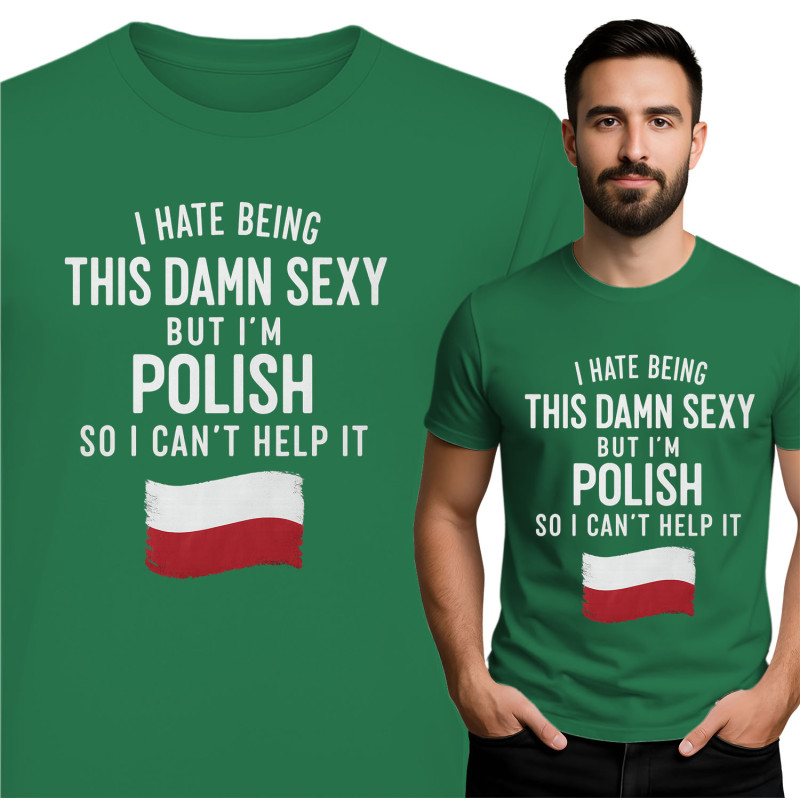 Stijlvol T-shirt met Poolse trots