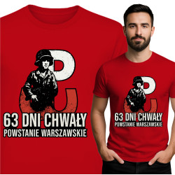 Koszulka męska '63 Dni Chwały'