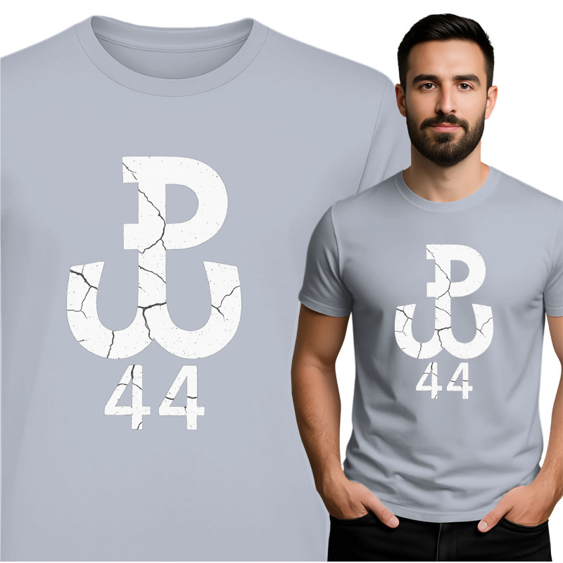 Zwarte T-shirt met Gebroken Logo