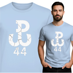 Zwarte T-shirt met Gebroken Logo