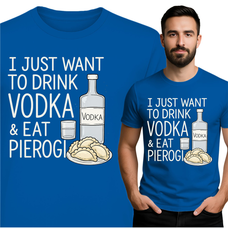 Vodka & Pierogi Liefhebber T-Shirt