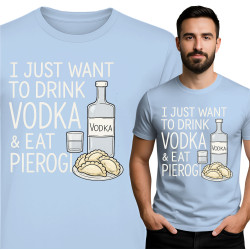 Vodka & Pierogi Liefhebber T-Shirt
