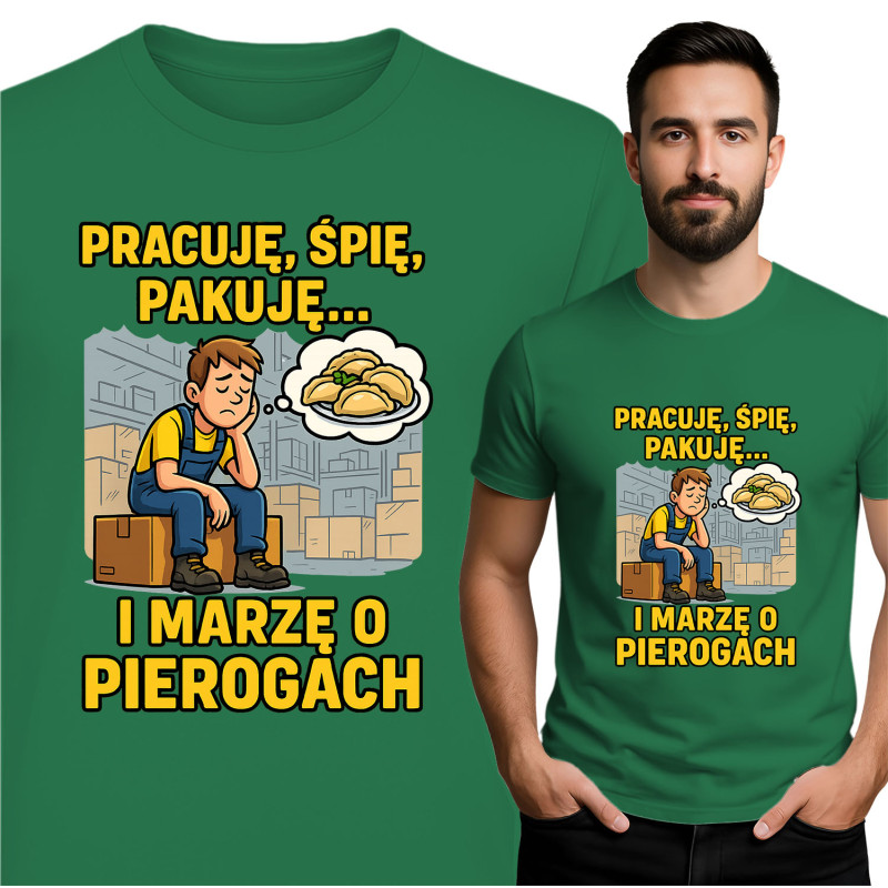 Grappige Graphic T-Shirt: Werken, Slapen, Verpakken...