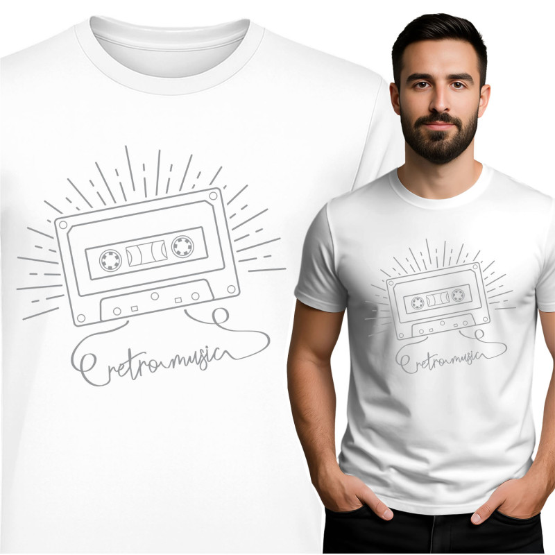 Retro Muziek T-Shirt