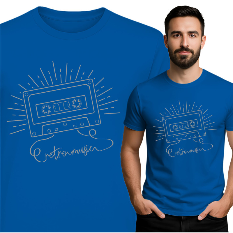 Retro Muziek T-Shirt