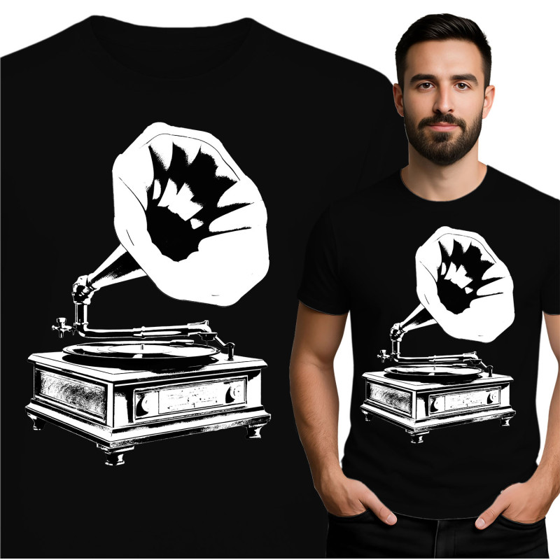 Vintage Gramofon T-Shirt