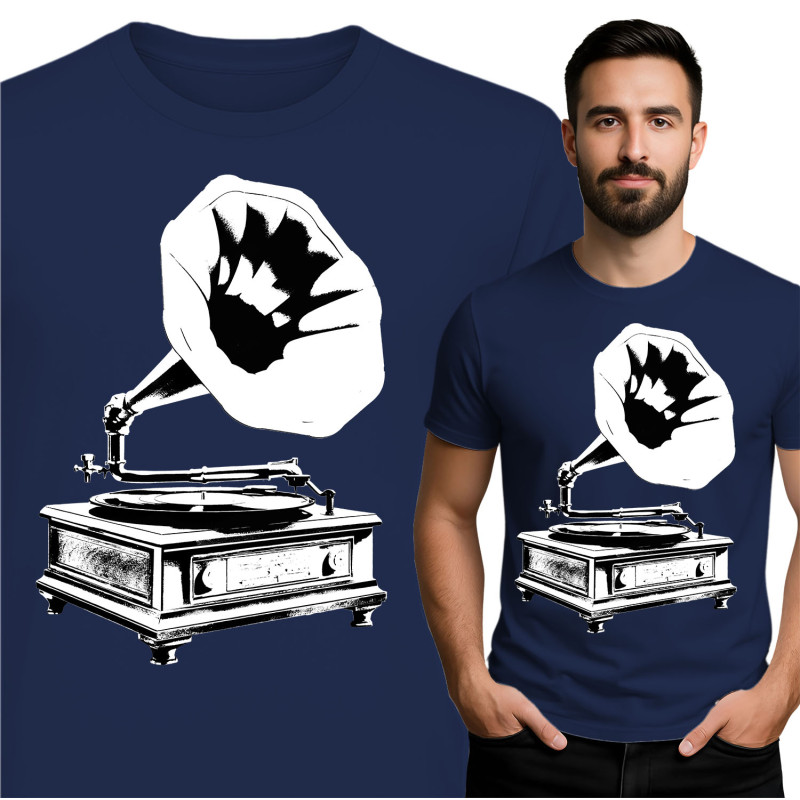 Vintage Gramofon T-Shirt