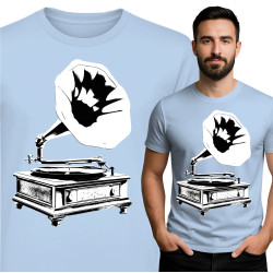 Vintage Gramofon T-Shirt