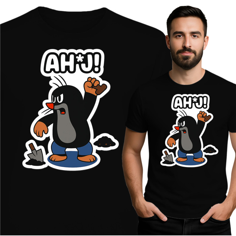 Trendy T-shirt met Mole Design