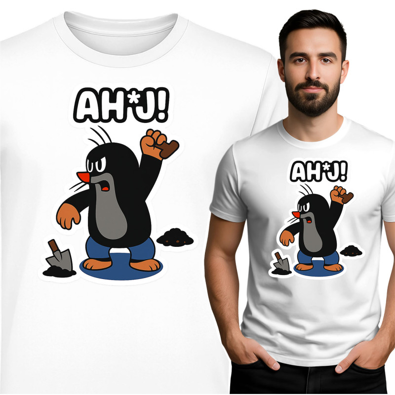 Trendy T-shirt met Mole Design