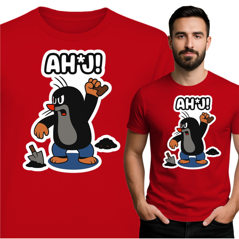 Trendy T-shirt met Mole Design