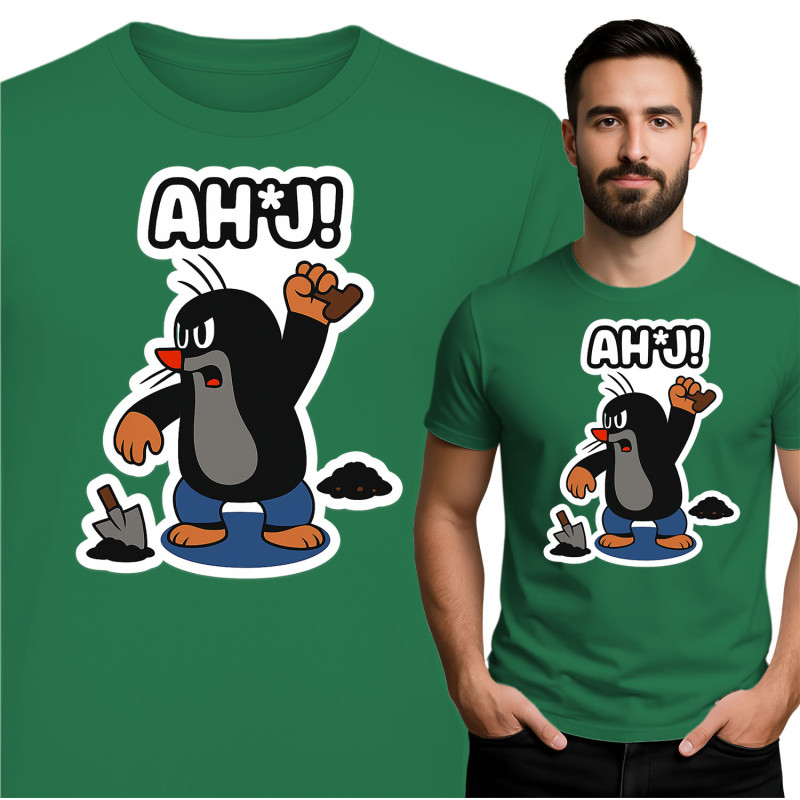 Trendy T-shirt met Mole Design