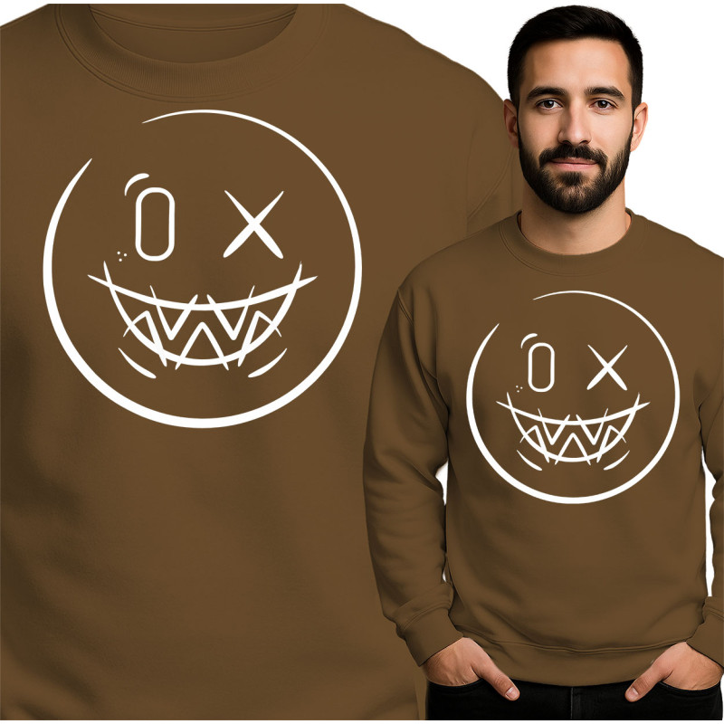 Bluza męska 'uśmiech X/O'