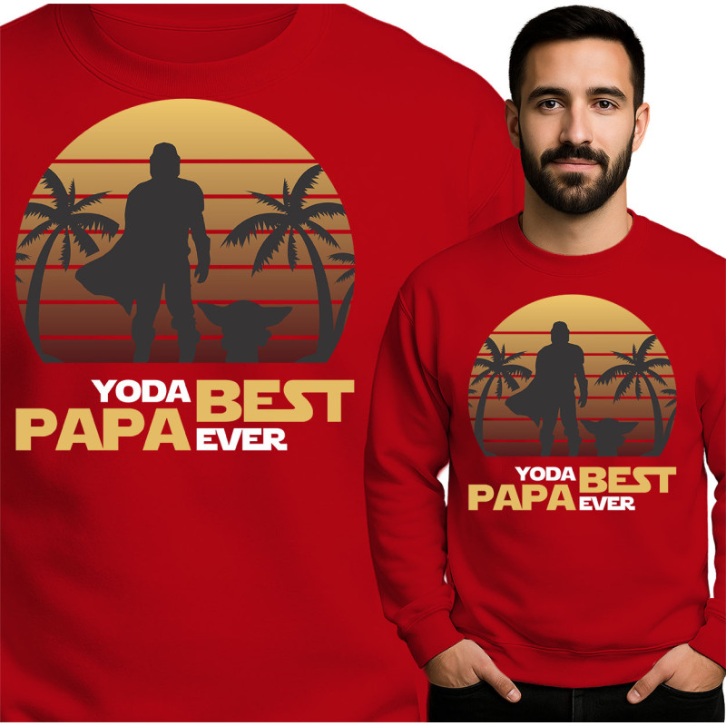 Yoda Beste Papa Oer Sweatshirt