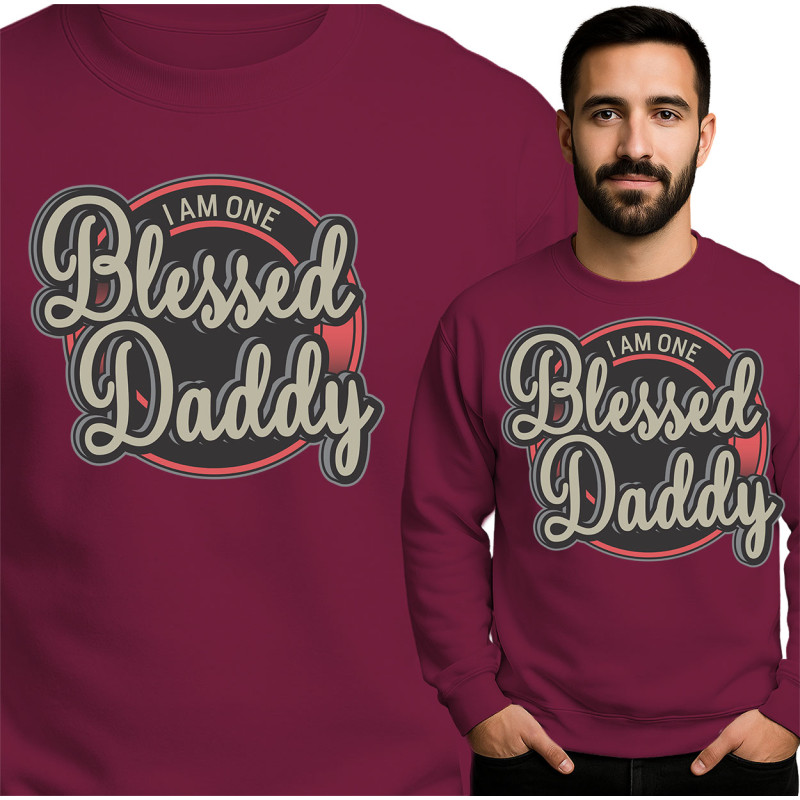 Bluza męska  'Blessed Daddy'