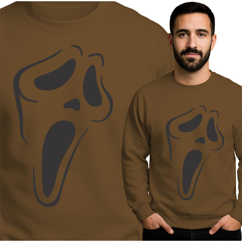 Bluza męska 'grafika Scream'