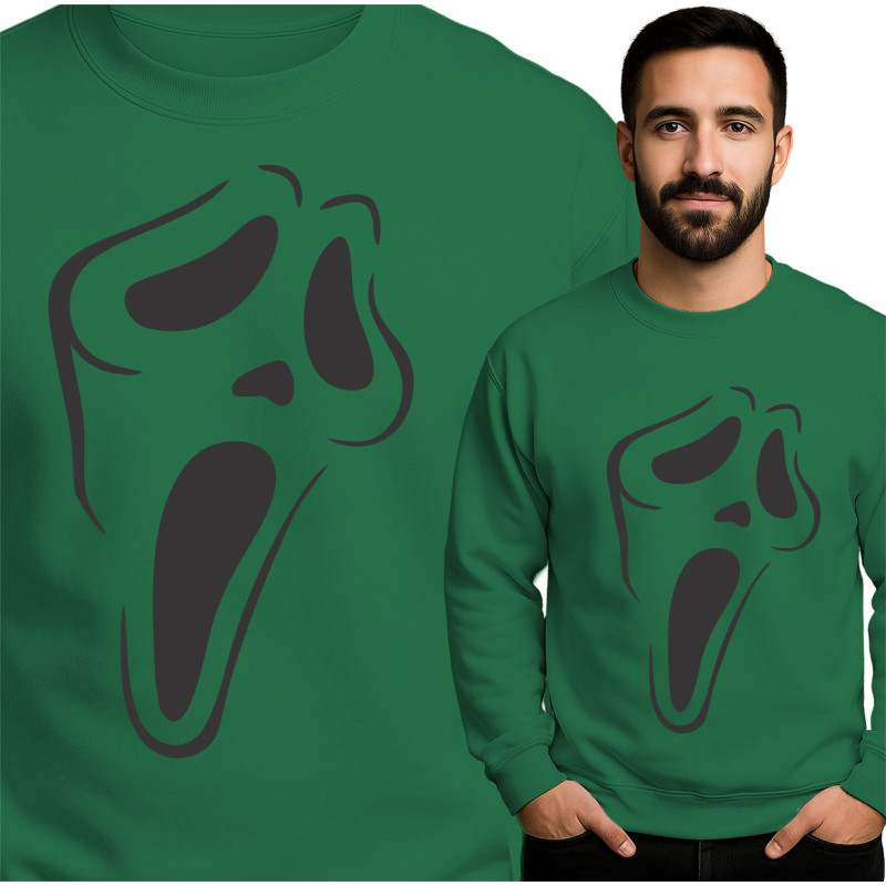 Bluza męska 'grafika Scream'
