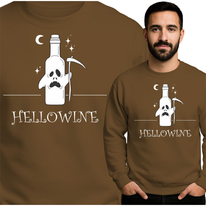 Bluza męska 'Hellowine'