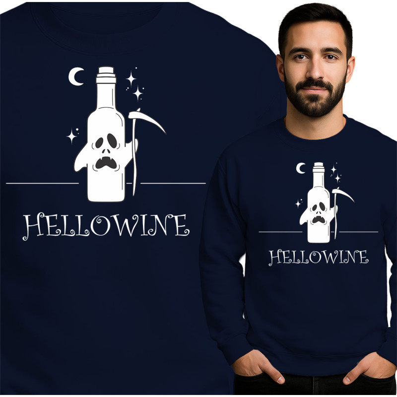 Bluza męska 'Hellowine'