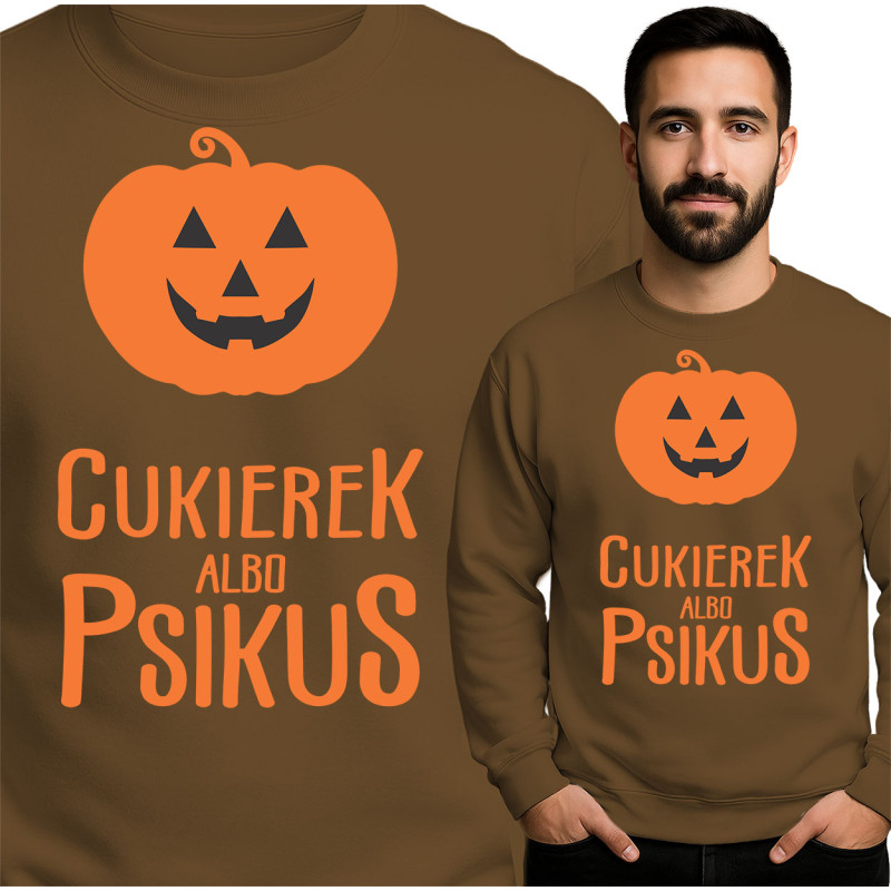 Bluza męska 'CUKIEREK Albo PSIKUS'
