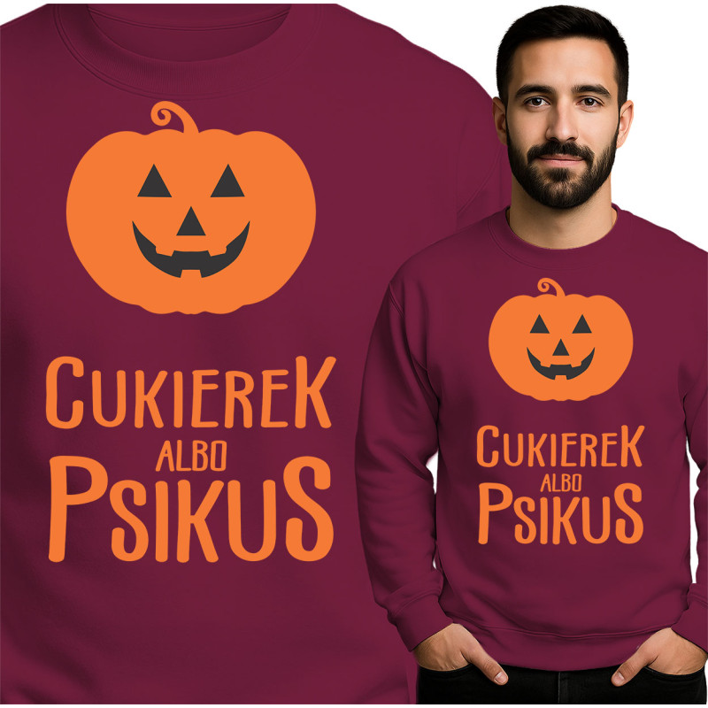 Bluza męska 'CUKIEREK Albo PSIKUS'