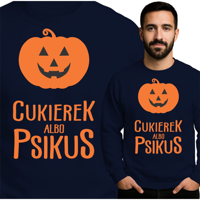 Bluza męska 'CUKIEREK Albo PSIKUS'