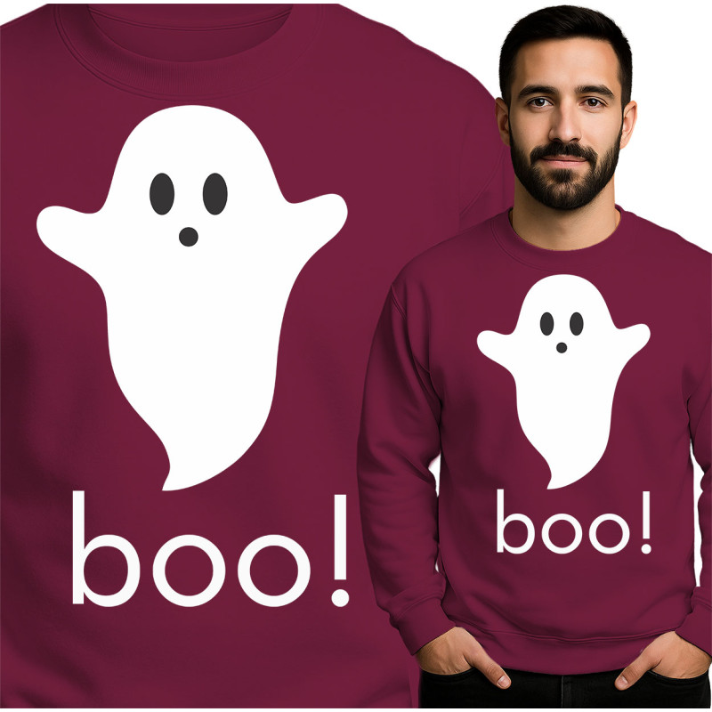 Boo! Geest Sweatshirt voor Halloween