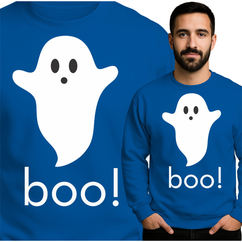 Boo! Geest Sweatshirt voor Halloween