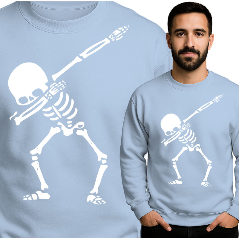 Bluza męska 'Szkieletem w Dabbie'