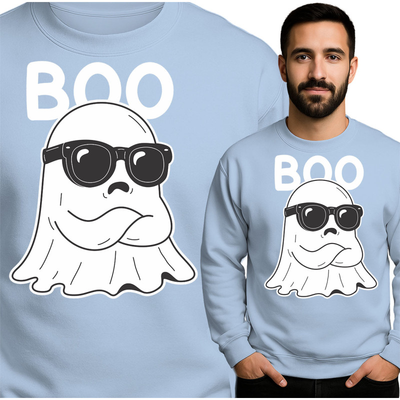 Bluza męska 'Fajna duchem - Boo!'